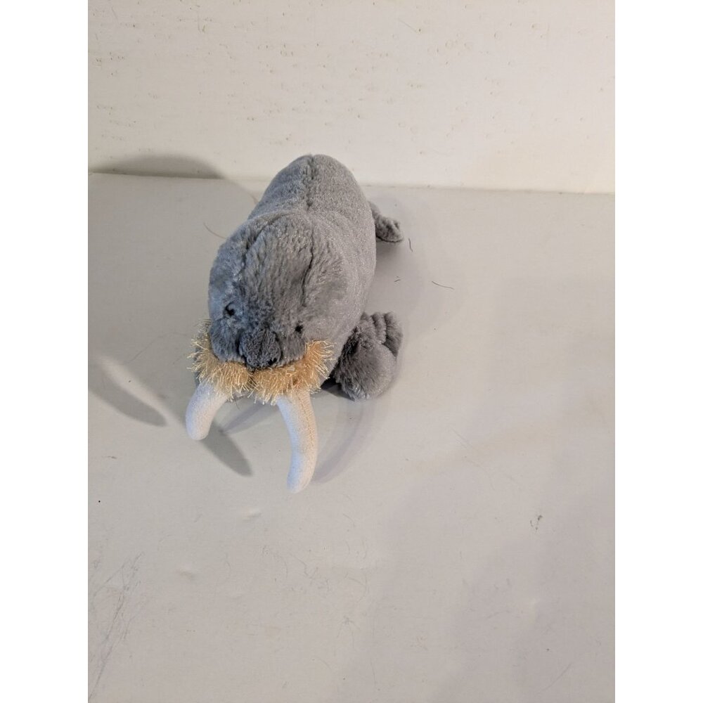 Ganz Webkinz Grey Walrus Stuffed Animal NO CODE Gray
